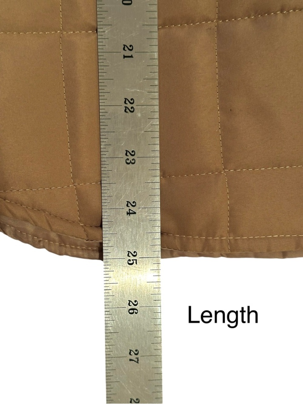 Nomad Craft + Flow Puffer Vest Sz S Tan Cream Colorblock Quilted Zip Lightweight - Picture 11 of 16